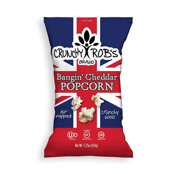 CRUNCHY ROBS: Popcorn Banging Cheddar, 5.25 oz