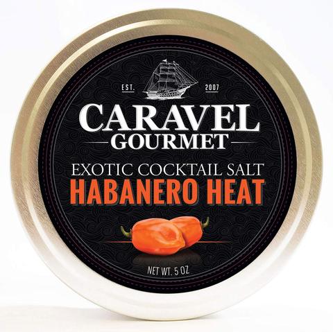 CARAVEL GOURMET: Salt Cocktail Exotic Habanero Heat, 5 oz