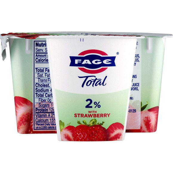 FAGE TOTAL GREEK: Strawberry Yogurt Total 2%, 5.3 oz