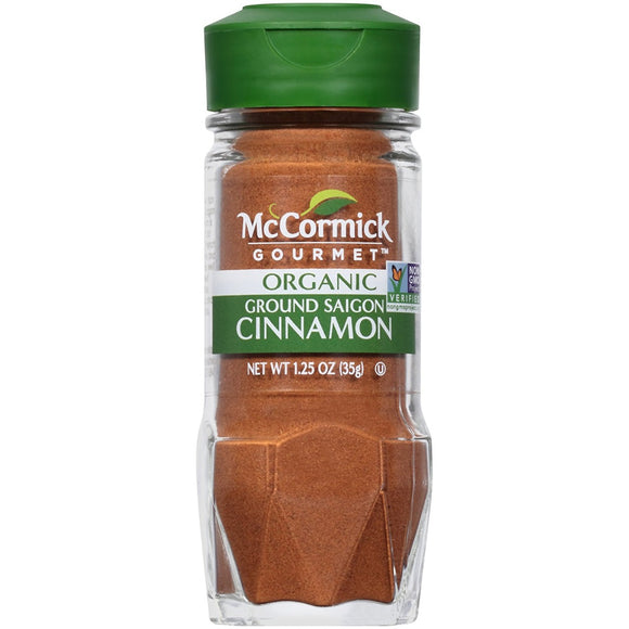 MC CORMICK: Organic Cinnamon Ground Saigon, 1.25 oz