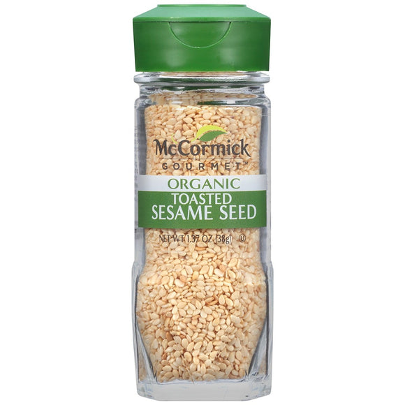 MC CORMICK: Organic Toasted Sesame Seed, 1.37 oz