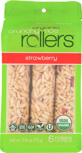 BAMBOO LANE: Organic Crunchy Rollers Strawberry, 2.6 oz