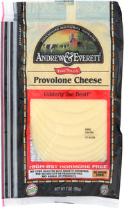 ANDREW & EVERETT: Cheese Sliced Provolone, 7 Oz