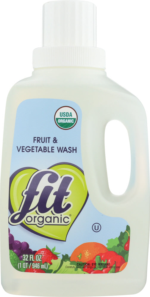 FIT ORGANIC: Fruit & Vegetable Wash Soaker, 32 oz