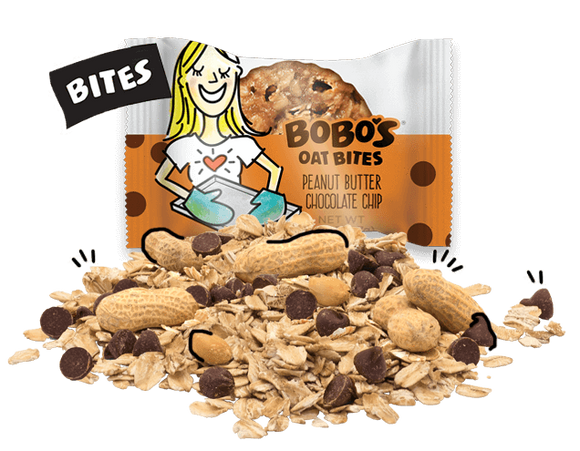 BOBOS OAT BARS: Bites Peanut Butter Chocolate Chip, 6.5 oz