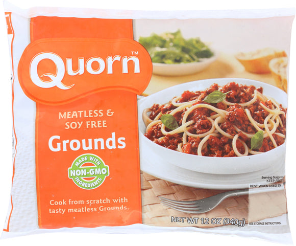 QUORN: Meatless And Soy Free Grounds, 12 oz