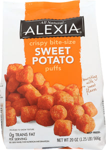 ALEXIA: Sweet Potato Puffs  Crispy Bite-Size, 20 oz