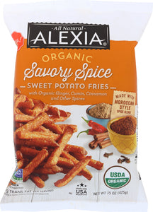 ALEXIA: Organic Savory Spice Sweet Potato Fries, 15 oz