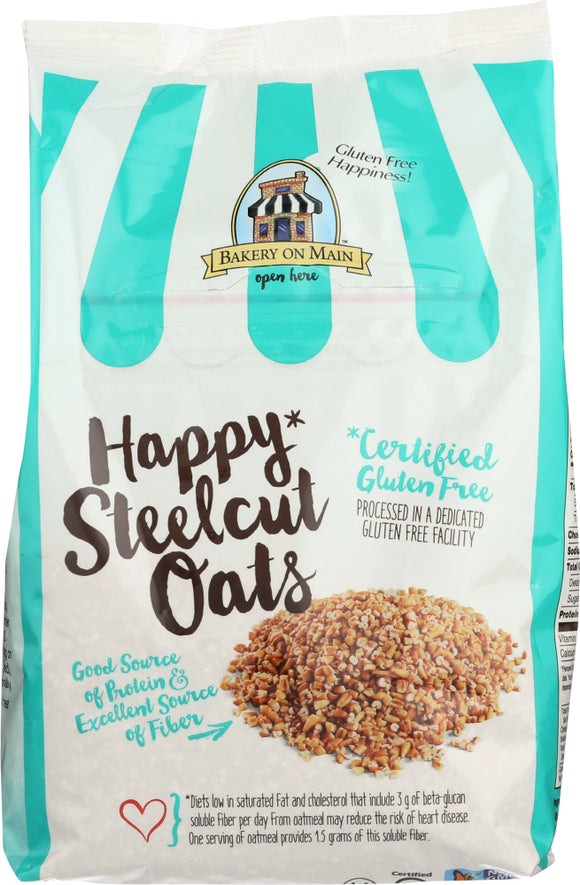 BAKERY ON MAIN: Steel Cut Oats Cereal, 24 oz