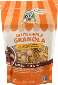 BAKERY ON MAIN: Gluten Free Granola Extreme Fruit and Nut, 11 oz