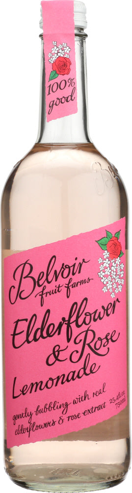 BELVOIR FRUIT FARMS: Elderflower & Rose Lemonade, 25.4 oz