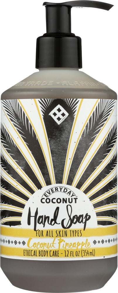 ALAFFIA: Hand Soap Coconut Pineapple, 12 oz