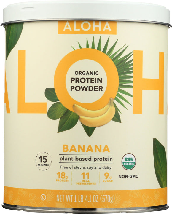 ALOHA: Protein Powder Banana, 20.1 oz