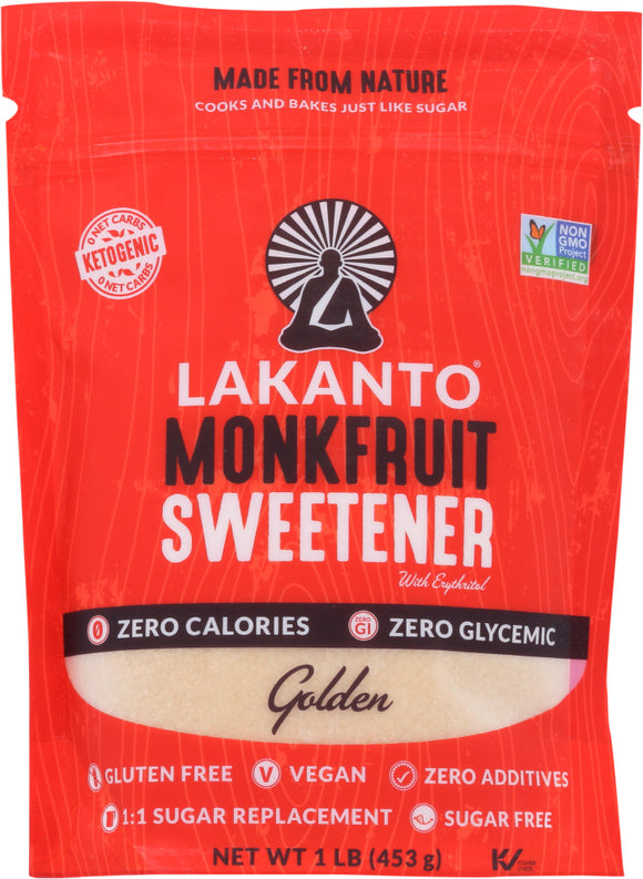 LAKANTO: Sweetener Golden Sugar Free, 16 oz