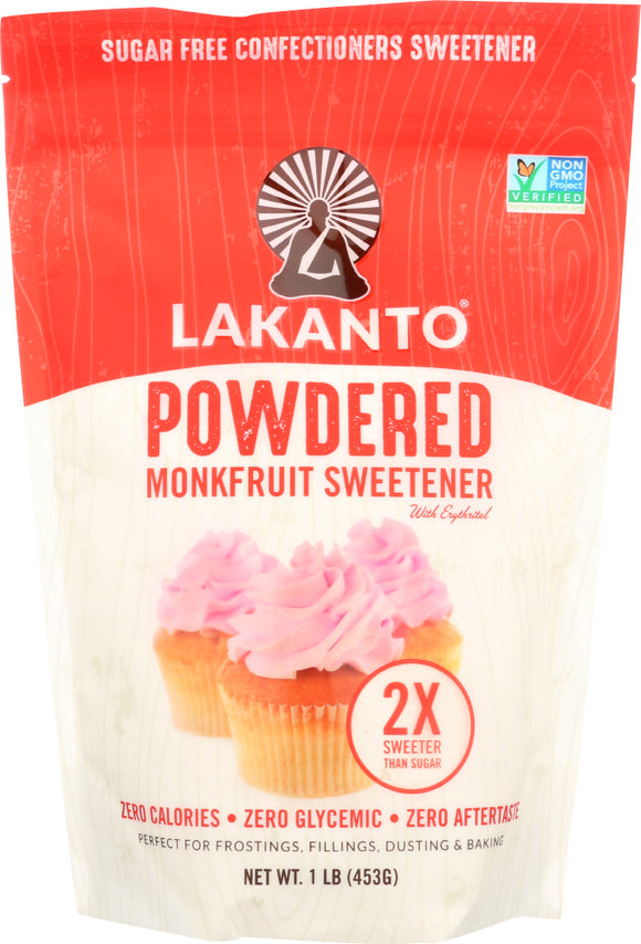 LAKANTO: Sweetener Powdered, 16 oz