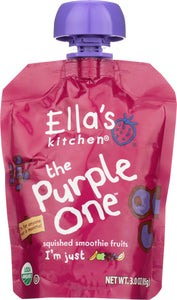 ELLAS KITCHEN: The Purple One Squished Smoothie Fruits, 3 oz