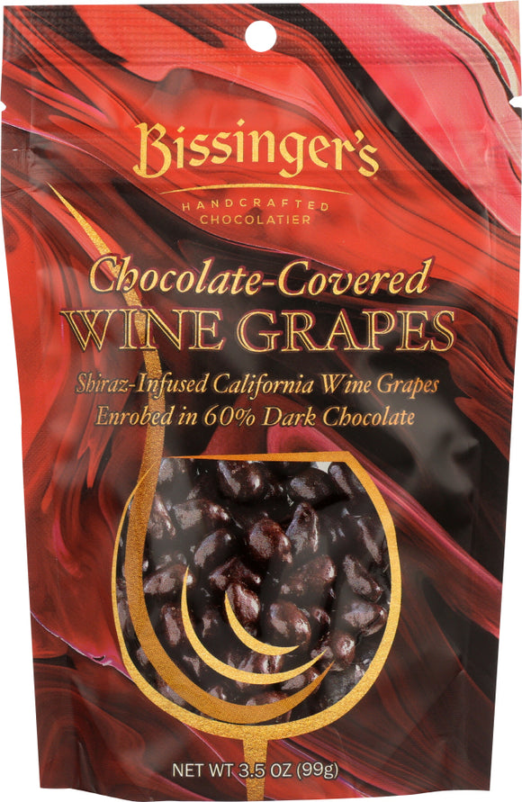 BISSINGERS: Chocolate Covered Wine Grapes, 3.5 oz