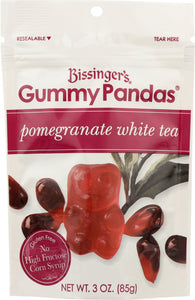 BISSINGERS: Pomegranate White Tea Gummy Panda , 3 oz