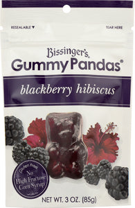 BISSINGERS: Blackberry Hibiscus Gummy Panda, 3 oz