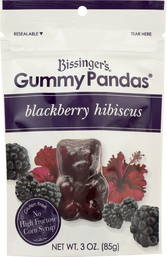 BISSINGERS: Blackberry Hibiscus Gummy Panda, 3 oz