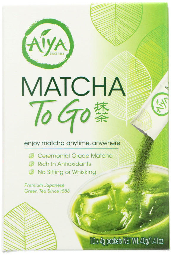 AIYA: Matcha To Go Sticks, 1.41 oz