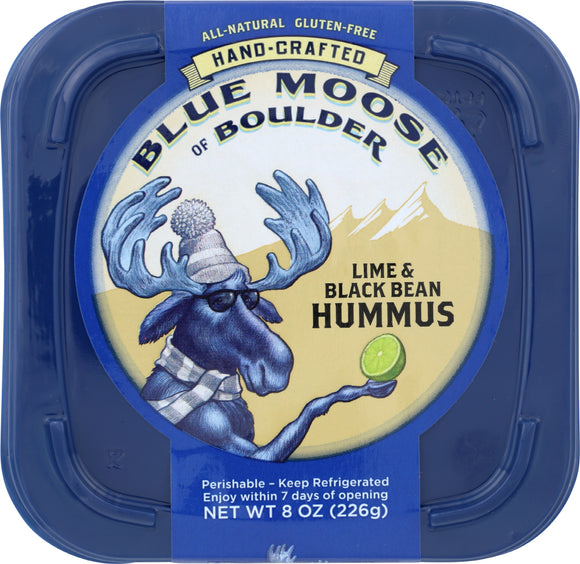 BLUE MOOSE OF BOULDER: Hummus Black Bean and Lime, 8 oz