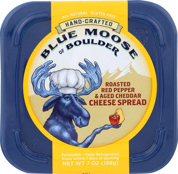 BLUE MOOSE OF BOULDER: Spread Cheese Red Pepper, 7 oz