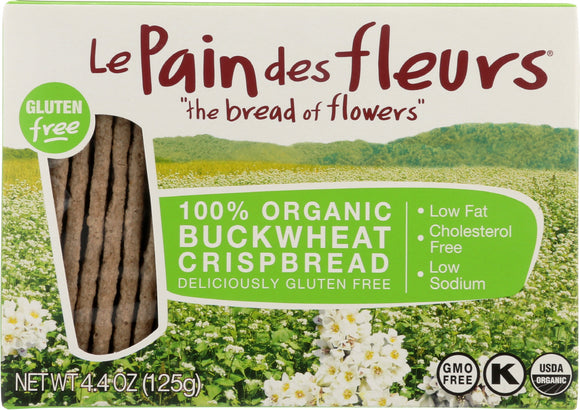 LE PAIN DES FLEURS: Crispbread Buckwheat, 4.41 oz