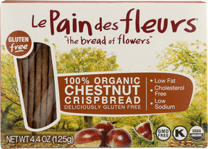 LE PAIN DES FLEURS: Organic Chestnut Crispbread, 4.41 oz