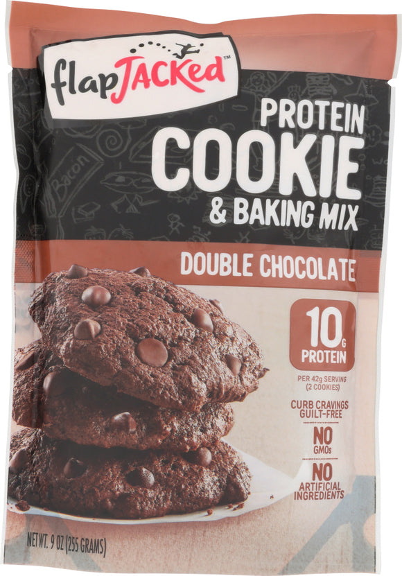FLAPJACKED: Mix Cookie Double Chocolate, 9 oz