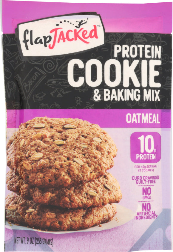 FLAPJACKED: Mix Cookie Oatmeal, 9 oz