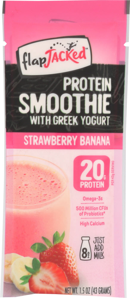 FLAPJACKED: Mix Smoothie Strawberry Banana, 1.5 oz