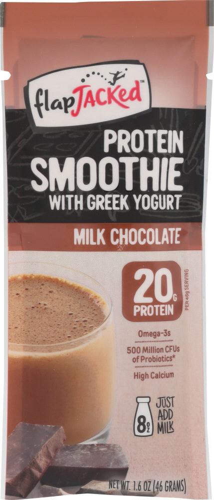 FLAPJACKED: Mix Smoothie Milk Chocolate, 1.6 oz