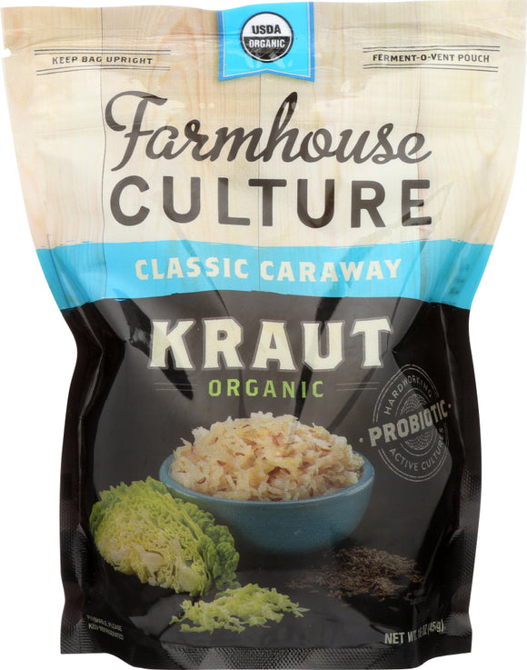 FARMHOUSE CULTURE: Kraut Classic Caraway, 16 oz
