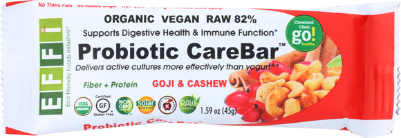 EFFI: Probiotic Care Bar Goji & Cashew, 45 gm