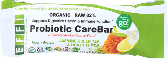 EFFI: Probiotic Care Bar Jasmine Green Tea & Honey Lemon, 45 gm