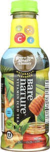BARE NATURE: Vitamin Iced Tea Green Tea Ginger & Honey, 20 oz
