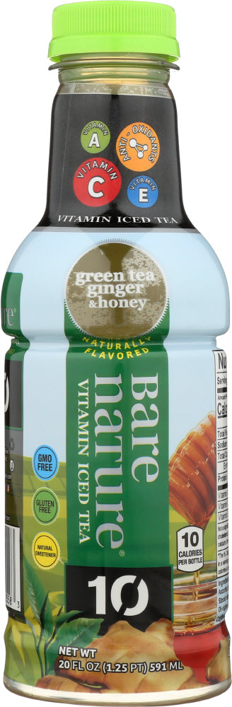 BARE NATURE: Vitamin Green Iced Tea with Ginger & Honey, 20 oz