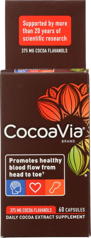 COCOAVIA: Daily Cocoa Extract Supplement, 60 vc