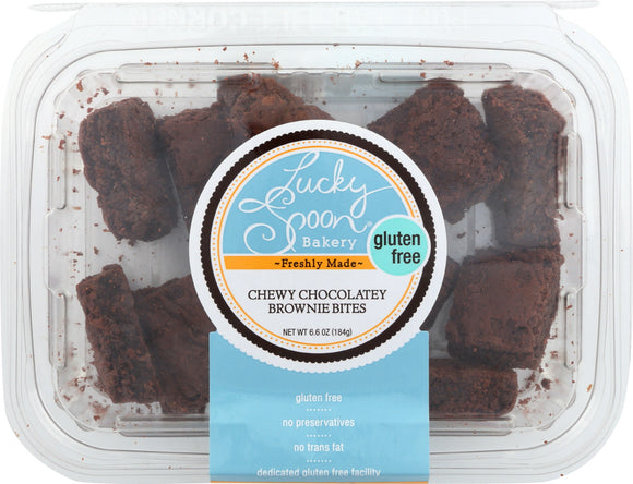 LUCKY SPOON: BROWNIE BITES CHEWY CHOCO (6.600 OZ)