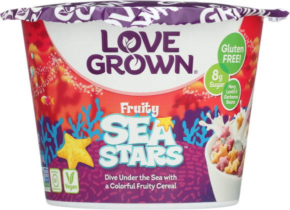 LOVE GROWN: CEREAL CUP SEA STARS (1.100 OZ)