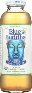 BLUE BUDDHA: Tea Lemon Elderflower Organic, 14 oz