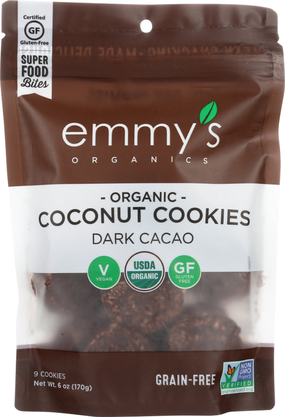 EMMYSORG: Dark Cacao Macaroons, 6 oz