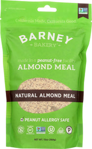BARNEY BAKERY: Natural Almond Meal 13 Oz