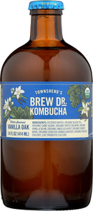 BREW DR KOMBUCHA: Kombucha Seasonal Vanilla Oak, 14 oz