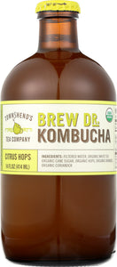 BREW DR KOMBUCHA: Kombucha Citrus Hops, 14 fl oz