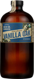 BREW DR KOMBUCHA: Kombucha Vanilla Oak, 32 fl oz