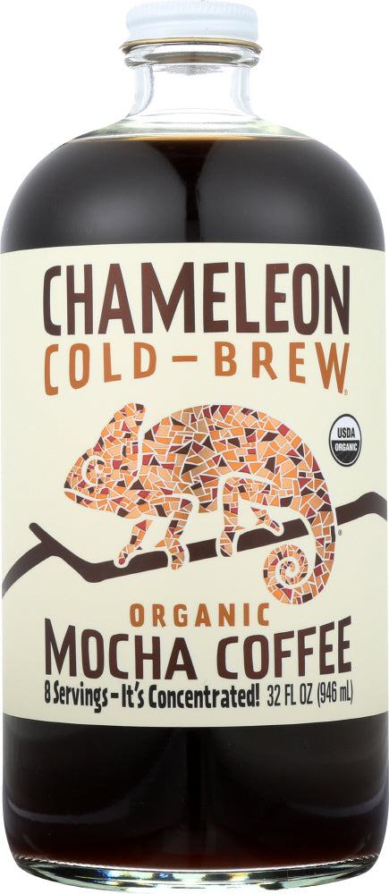 CHAMELEON: Cold-Brew Organic Coffee Concentrate Mocha, 32 oz