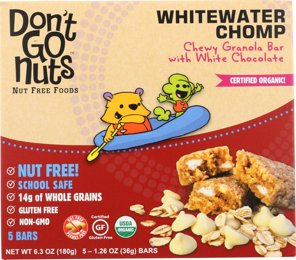 DONT GO NUTS: Whitewater Chomp Bar Multipack, 6.03 oz