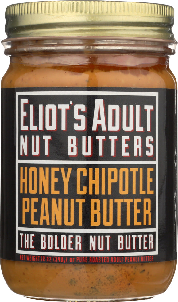 ELIOTS ADULT NUT BUTTERS: Butter Honey Chipotle Peanut, 12 oz